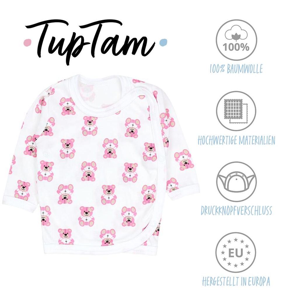 Baby T-shirt overslag lange mouw maat 50 - 68 kopen? - Nederland - Dat doe je goed