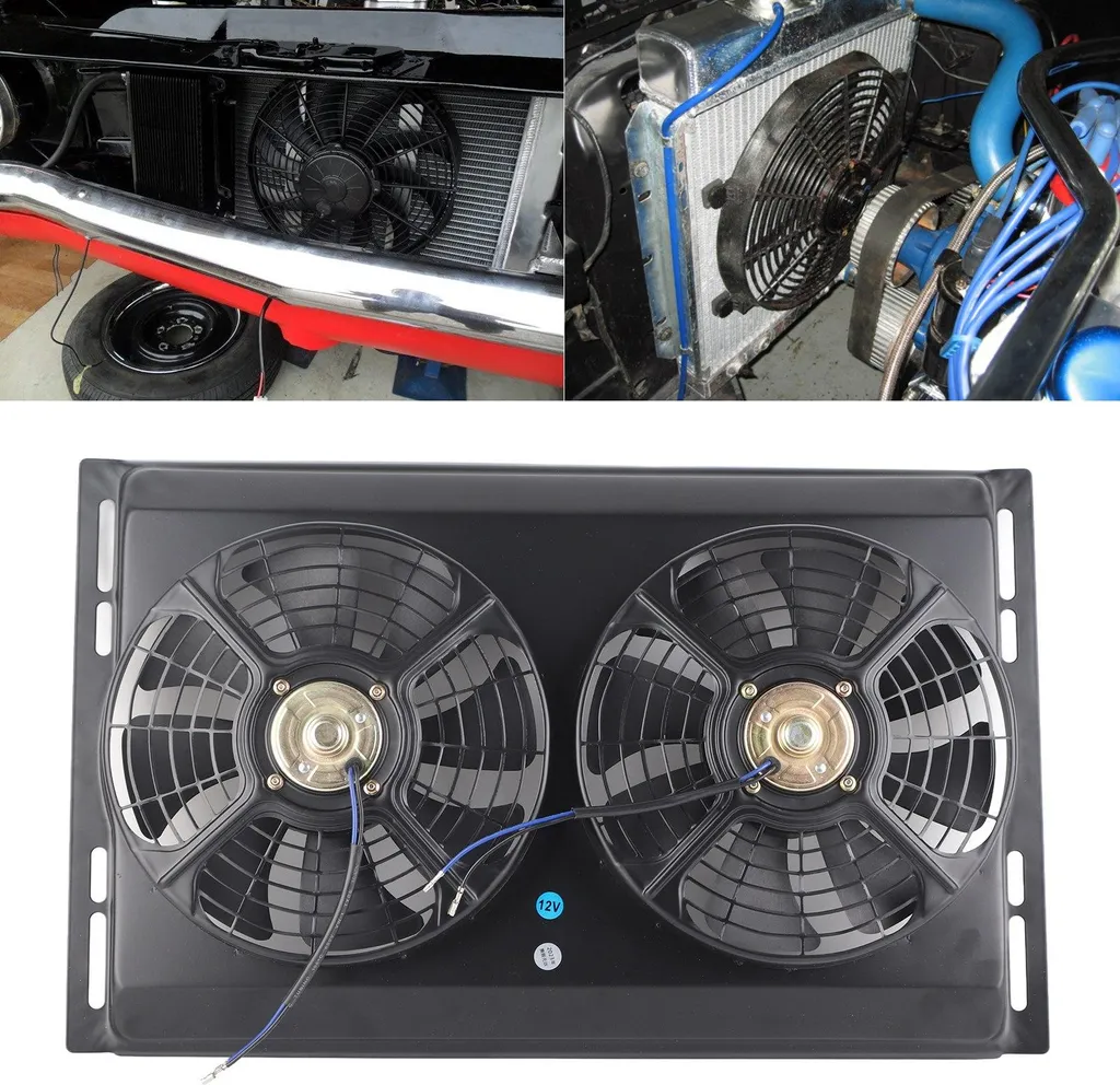 Double Ventilateur Haute Puissance 80W avec Châssis Métal Universel