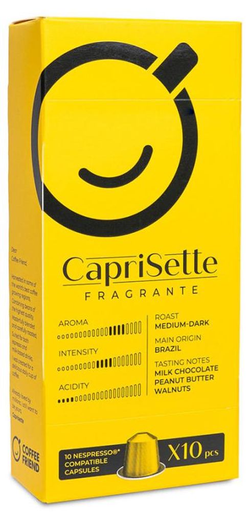 Kaffeekapseln für Nespresso Maschinen Caprisette Fragrante, 10 Stk.