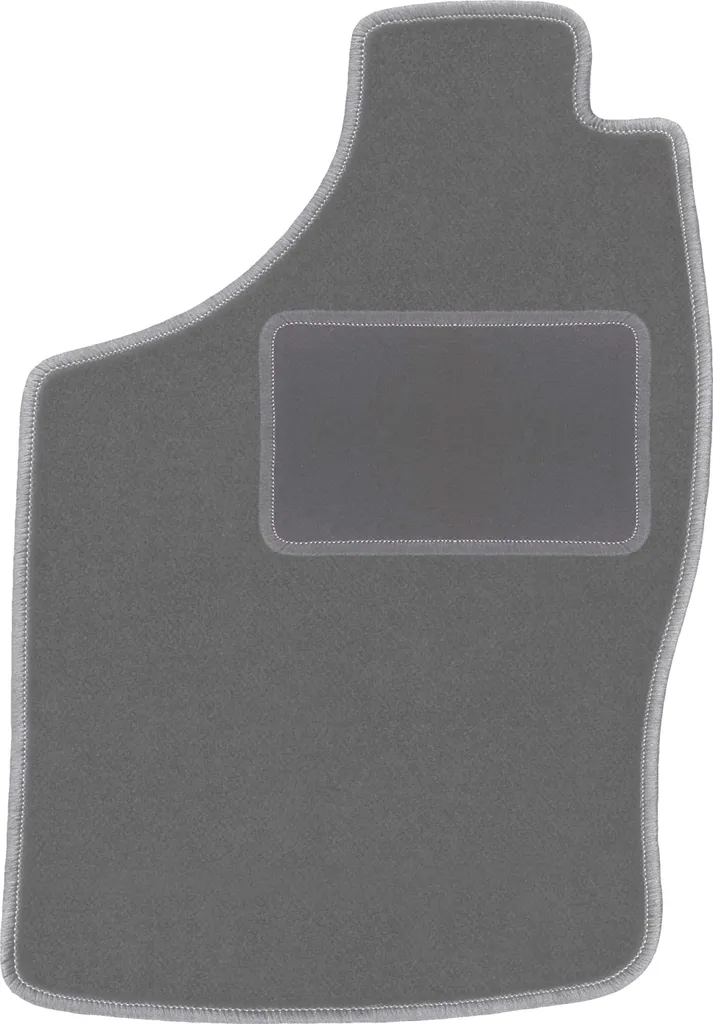 Tappetino conducente in velluto grafite compatibile con Opel Astra F (1991-2002, hatchback, berlina, station wagon, cabriolet) – con fissaggi – su misura