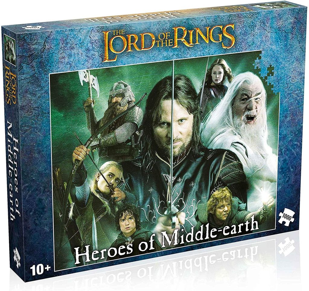 Herr der Ringe - Puzzle "Heroes of Middle-Earth" 1000 Obrázok produktu 
