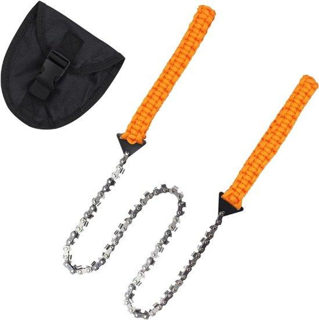 Kampfhandzauger aus Kohlenstoffstahl – Mit Riemenhalter, 65cm / 33 Zähne, Überlebenswerkzeug