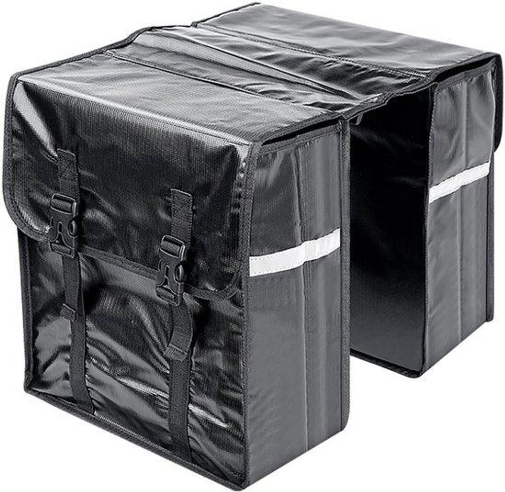 Doppelte Fahrradtasche 29L – Doppelte Fahrradtaschen wasserdicht – reflektierend – großes Volumen – Fahrradtasche für Einkäufe & Pendeln...