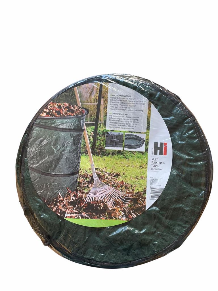 4x Gartensack, Laubsack, Grünabfalleimer Pop-Up 130 Liter Produktbild 