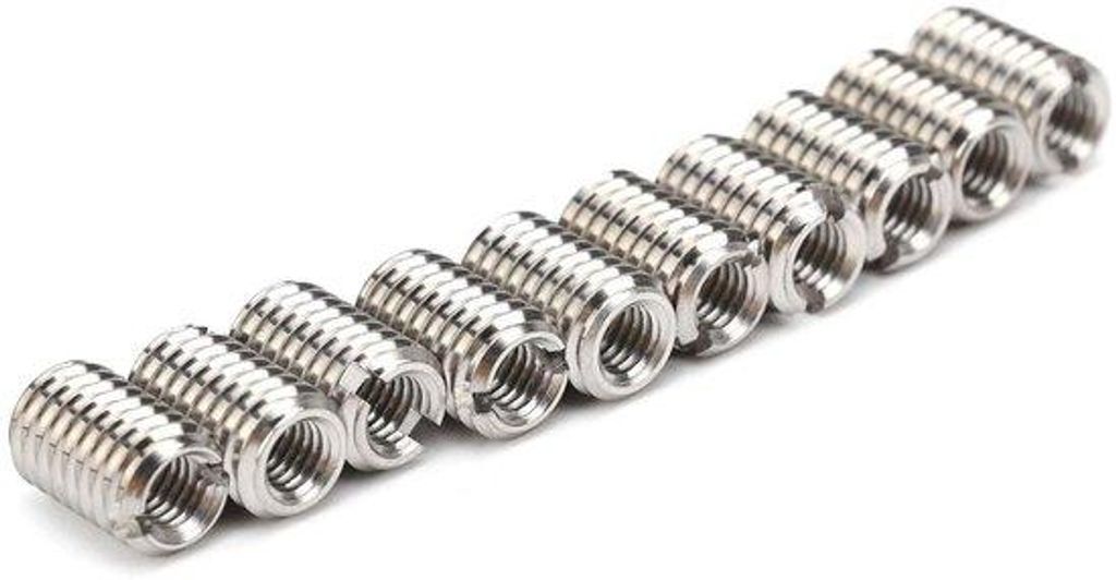Edelstahl 303 M5-M8 Adapter 10x 12mm Schraubenreparatur Muttern Befestigungs Zubehör