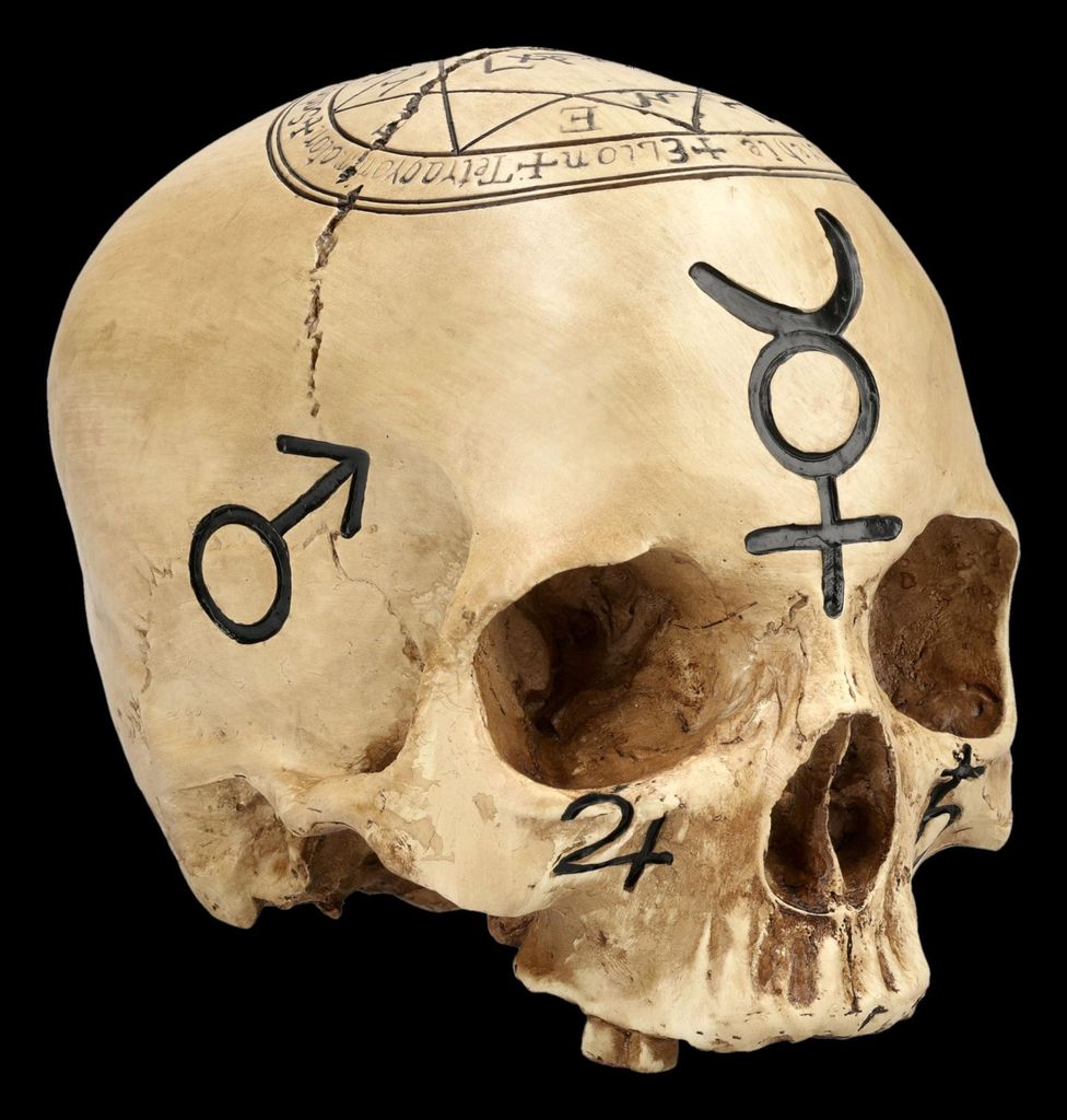 Totenkopf Witchcraft Skull - Magischer Schädel / Hexerei