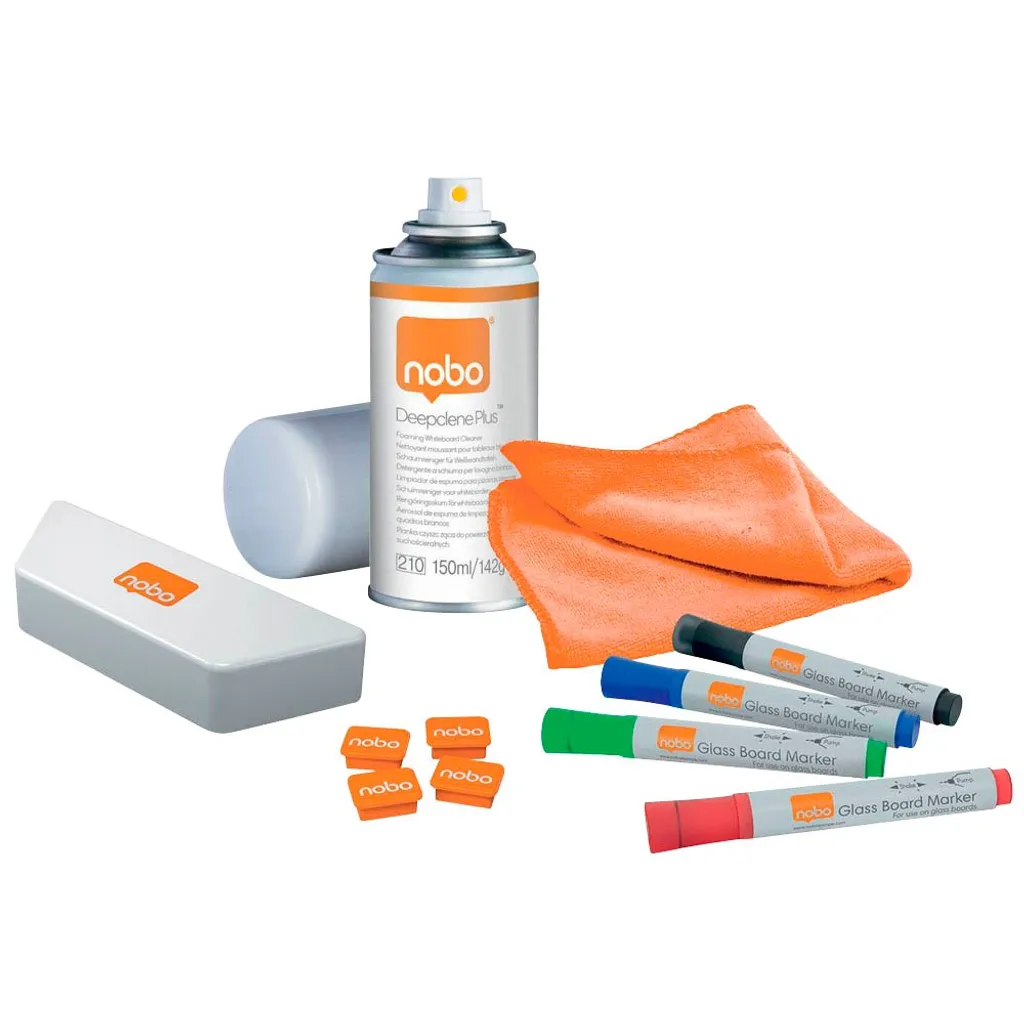 Pack Complet pour Animation de Réunion sur Tableau en Verre - 11 Articles