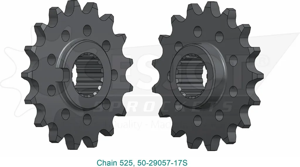 Pignon de chaîne 525 Esjot 29057 Superlight pour entretien de moto