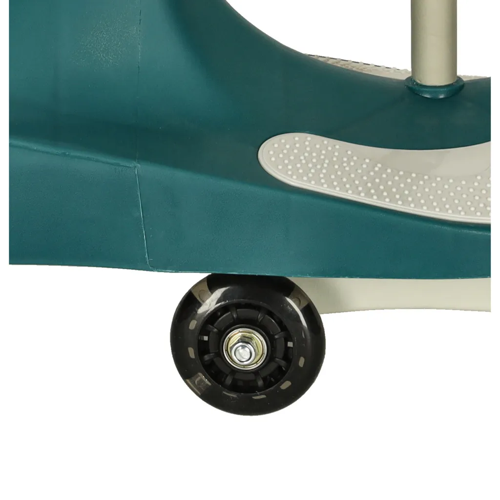 Roues lumineuses Gravity Ride LED vert jaune pour roller et trottinette