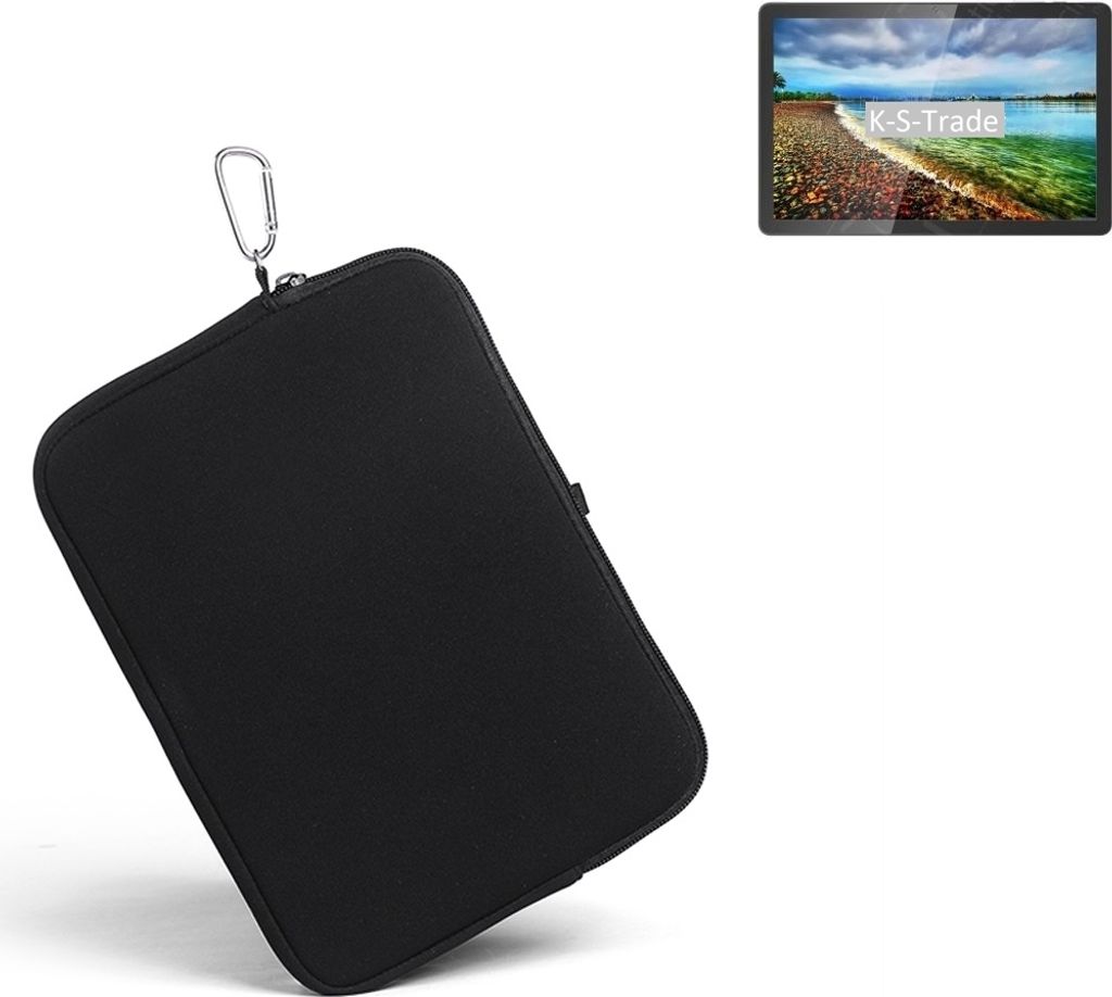 K-S-Trade Neopren Hülle kompatibel mit Blackview Tab 12 Schutz Hülle Neoprenhülle Tablet-Hülle Tabletcase Tablet Schutz Gürtel Tasche Case