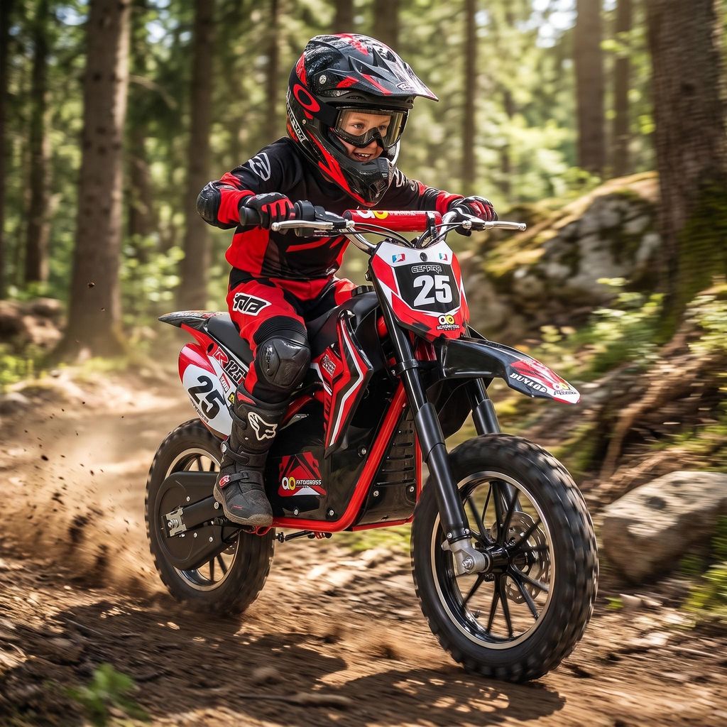 Actionbikes Motors Kinder Mini Enduro Elektro Crossbike | Produktbild 