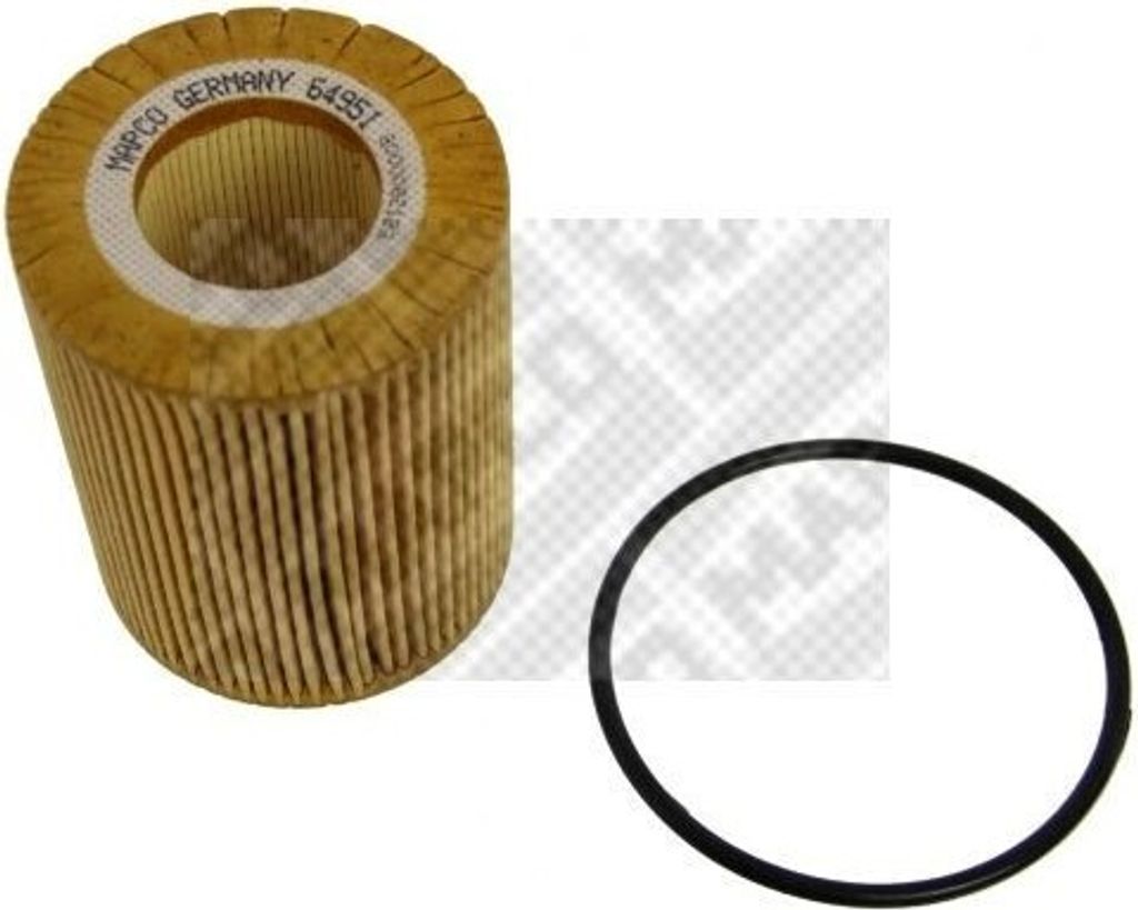 Ölfilter MAPCO 64951 Filtereinsatz passend für PEUGEOT 407 Coupe (6C) für CITROËN C5 III Kombi (RW) für LAND ROVER Range Rover Sport (L320) f...