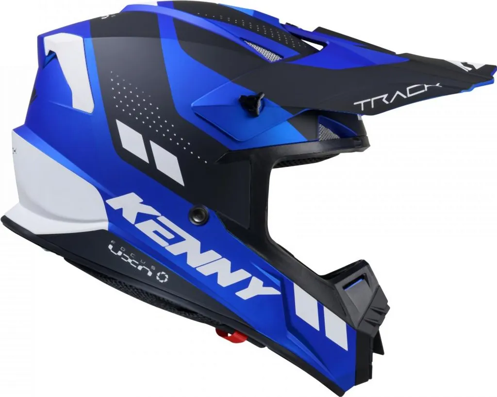 Casque Cross Track Matt Bleu XXL : Confort et Haute Sécurité Racing