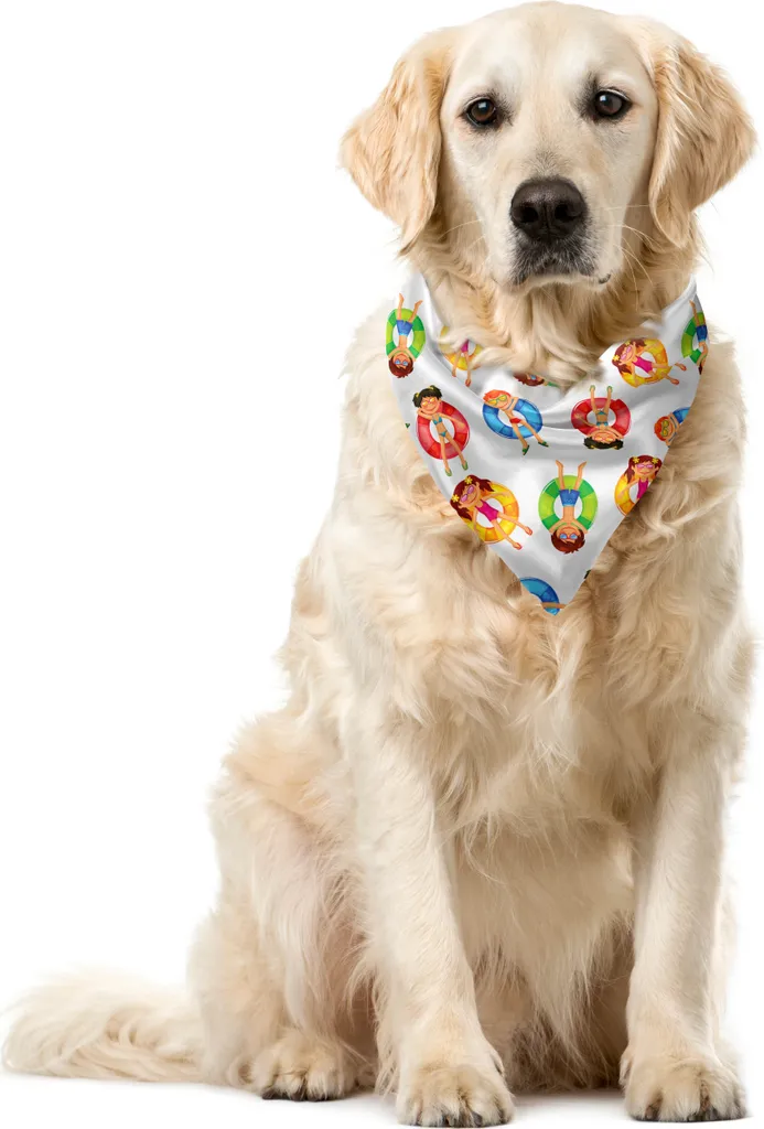 Offerta Bandana ABAKUHAUS 55x55 - Colori Estivi per Tutta la Famiglia