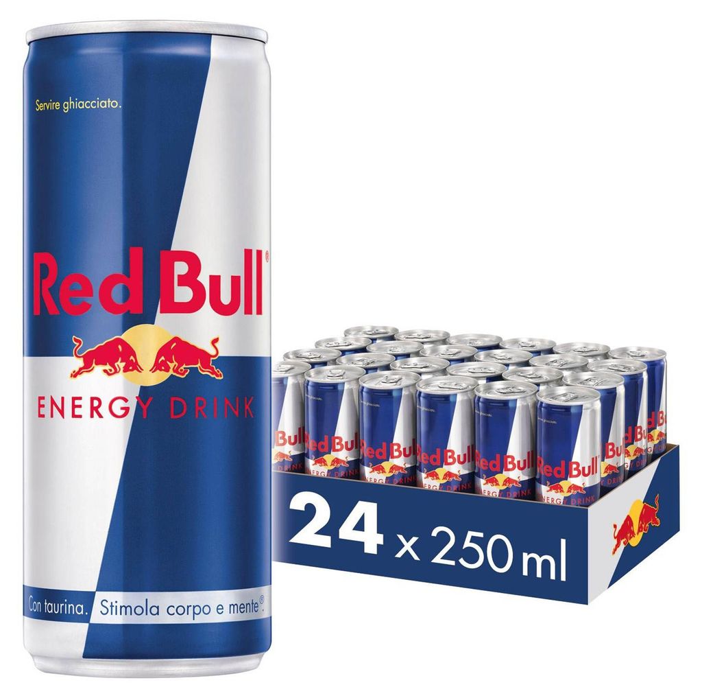 Red Bull Energy Drink, 250 ml (24 Lattine) Immagine del prodotto 