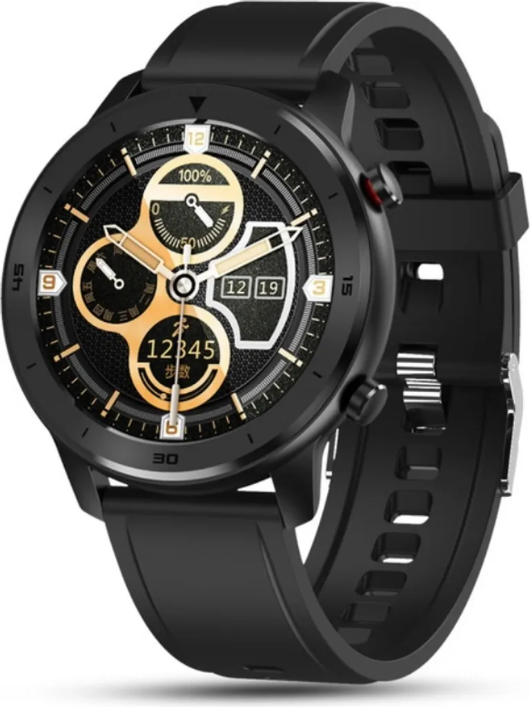 OFFERTA DT78 Smartwatch: Sport, Salute e Pelle Nera a Prezzo Shock