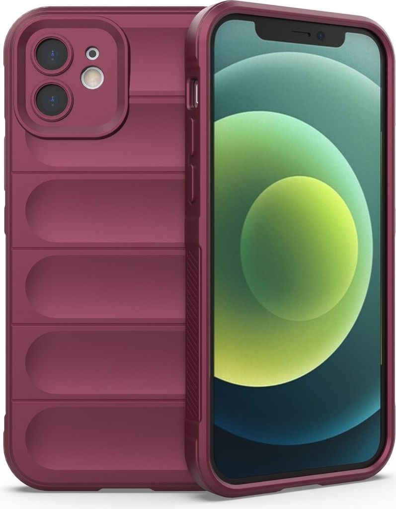 Magic Shield Case Bumper Cover Hülle Kameraschutz kompatibel mit Samsung Galaxy A53 5G Burgunder