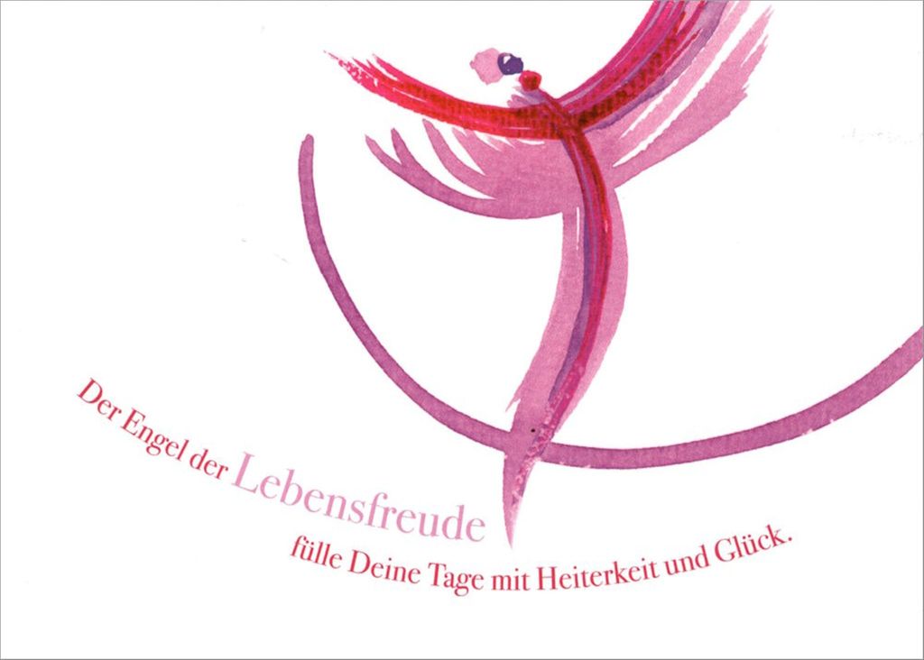 Postkarte "Der Engel der Lebensfreude"
