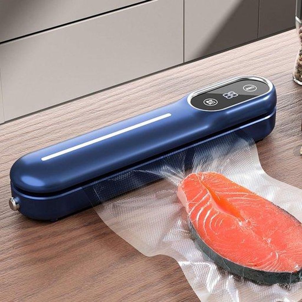 Vacuümbeutelset mit 10 Stücken für Lebensmittel - Geeignet für trockene und feuchte Produkte, um Chips und Snacks frisch zu halten.