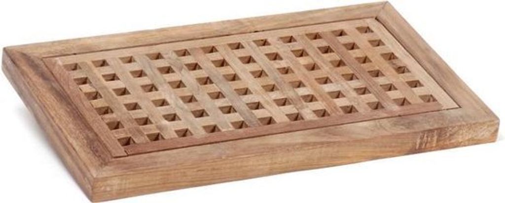 Maison Péderrey Brotbrett Holz Braun-Beige 42 cm x 24 cm x 2,5 cm