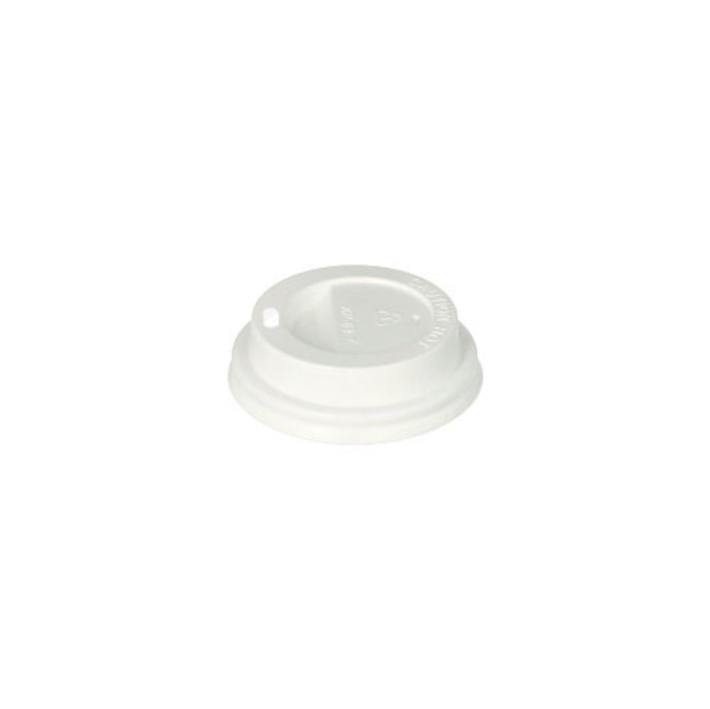 Papstar Dom-Deckel PS To Go rund Ø 6 cm weiss 50 Stück
