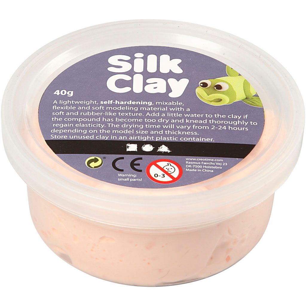 Creativ Company 79111, Modellierton, Beige, Kind, Kunststoff-Topf, 40 g, 1 Stück(e)
