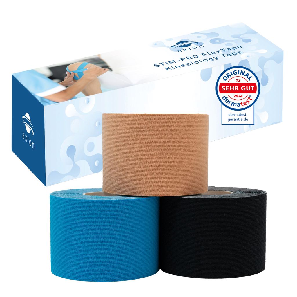 axion® kinesiotape, 3 stuks - Waterbestendige tape in Productafbeelding 