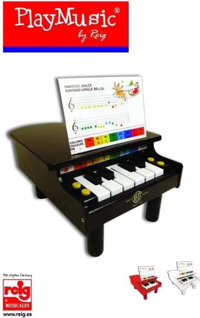 Petit Piano à Queue Musical pour Enfant Reig Multicolore Jeu d'Éveil