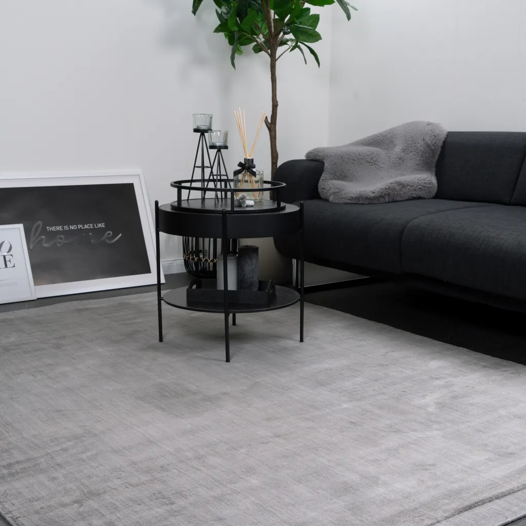 Améliorez votre Confort avec le Tapis de Salon Argent 160x230 Doux