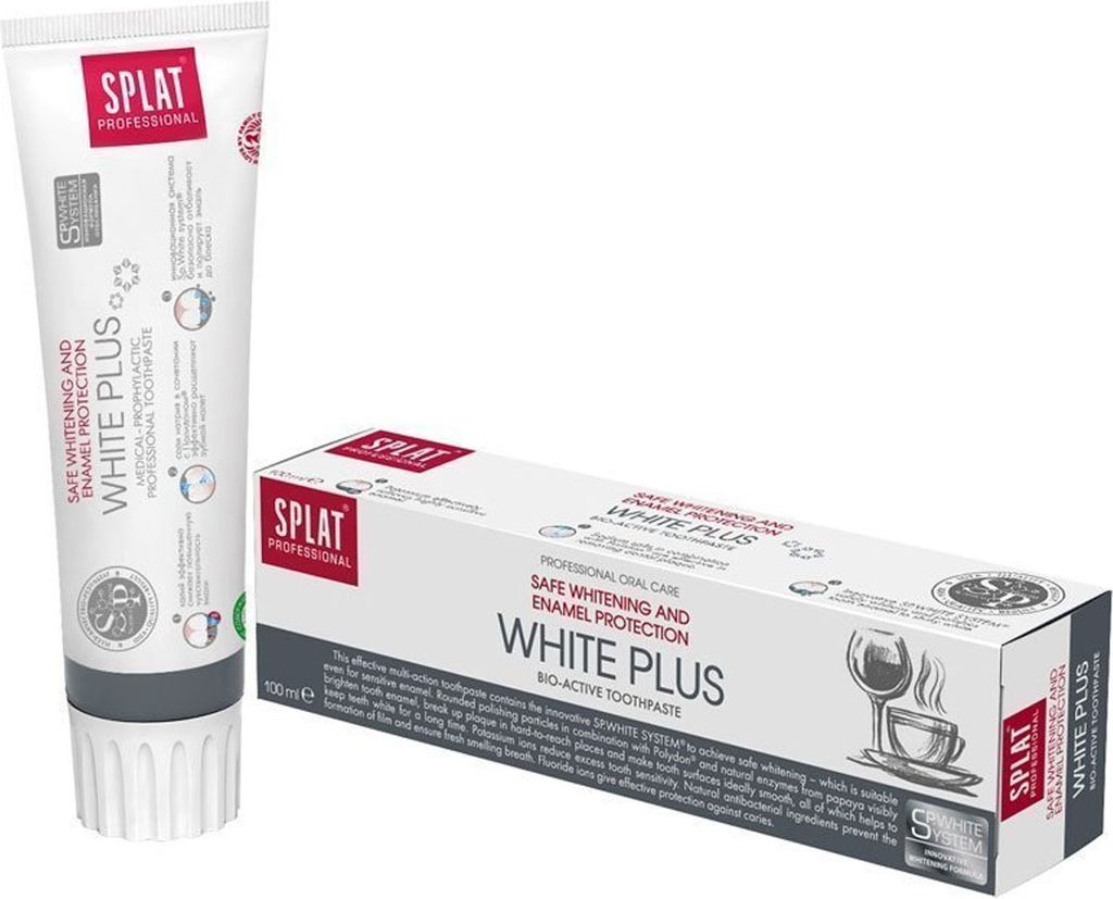 Splat Professional White Plus Toothpaste 100ml Produktbild 1