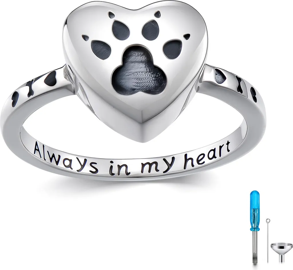 Anello Memoria Animali Domestici Luxe Asring - Argento 925 - 19mm