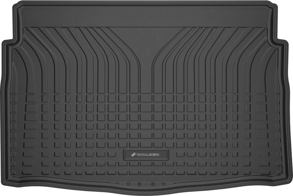 WALSER Premium Kofferraumwanne für VW Golf Sportsvan VII 02/2014-08/2020, variabler Ladeboden untere Position, 100% passgenaue Kofferraum Schutzma...