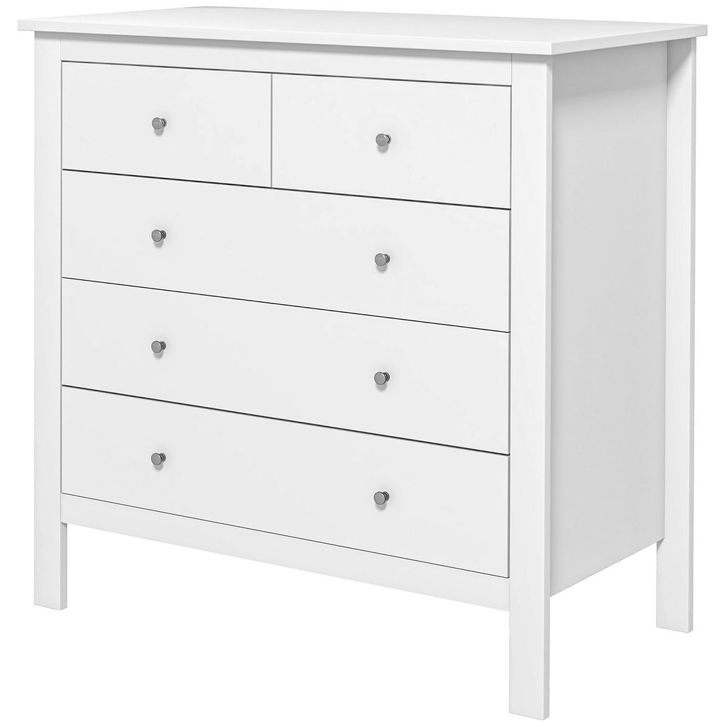HOMCOM Kommode, bijzettafel met 5 lades, dressoir met Productafbeelding 