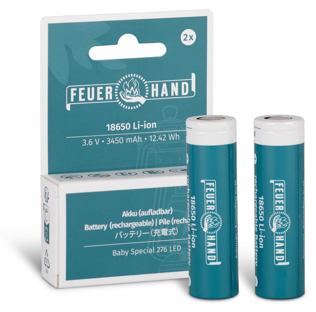 Li-Ion Akkus 18650, 3.450mAh, 2er Set (für Baby Special 276 Produktbild 