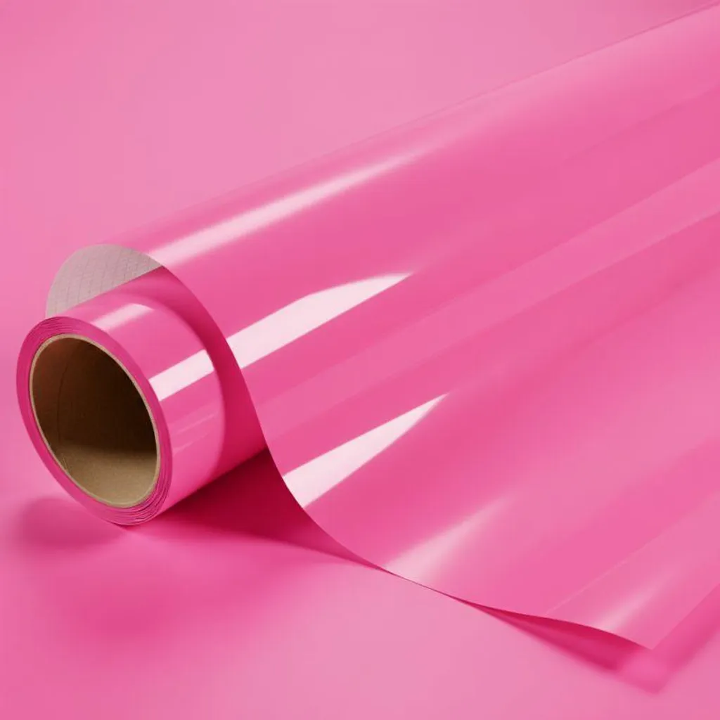 DIMEXACT Covering Rose Brillant pour Surface Plane - Rouleau 122cm x 5m