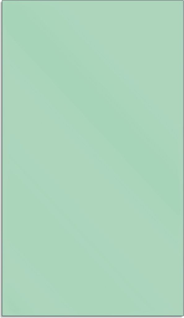 Wallario Herdabdeckplatte aus Glas 1-teilig, Größe 30x52 cm Pastellgrün