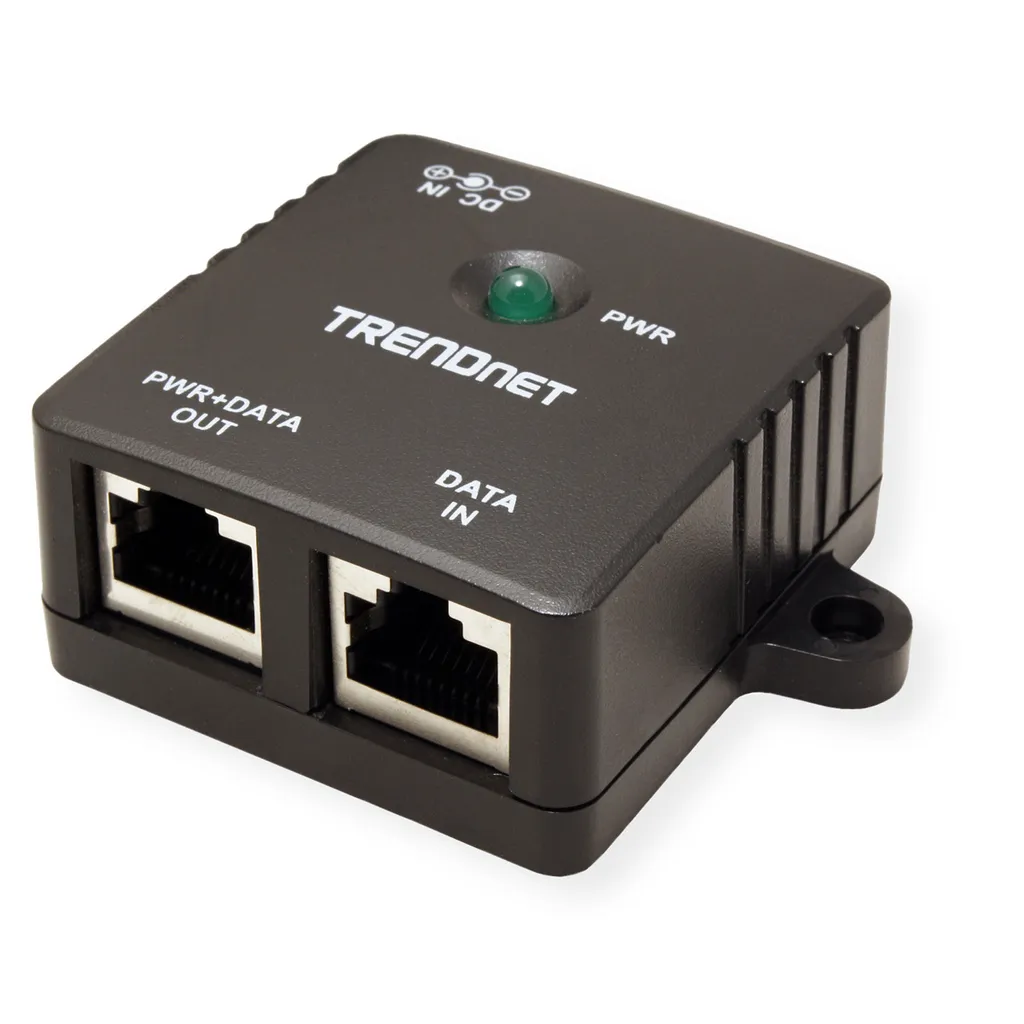 Injecteur Gigabit PoE Haute Vitesse 15,4W avec Détection Auto IEEE