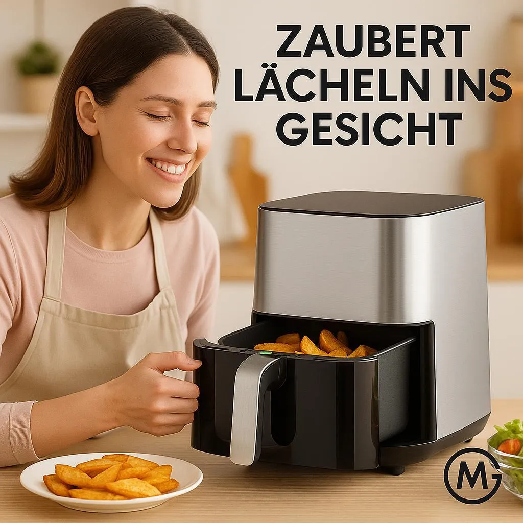 Friteuse à air 5L avec Fenêtre de Visualisation et Écran Numérique Noir - 4