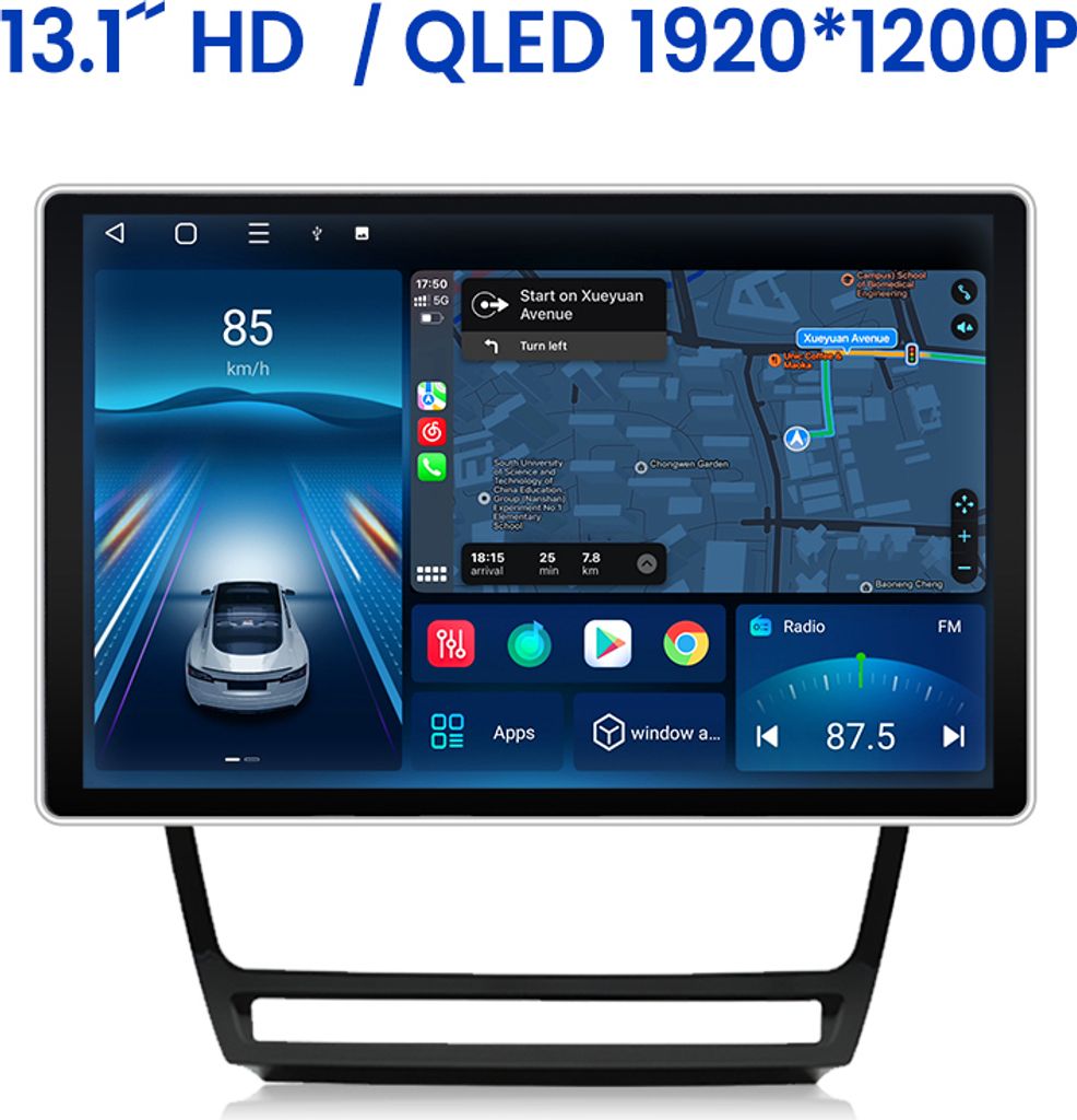 4+64G Für Skoda Octavia 2008-2013 Android12 android Auto radio GPS Navi BT WiFi DAB carplay SWC FM