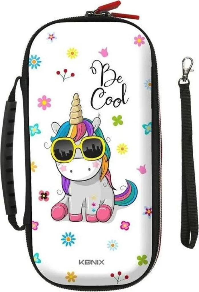 Custodia Konix Unik Be Cool - Borsa Kawaii per Console Nintendo Switch