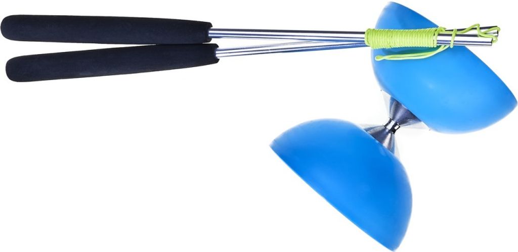 Eureka Diabolo Spielzeug Set mit Aluminium Stäben - Produktbild 