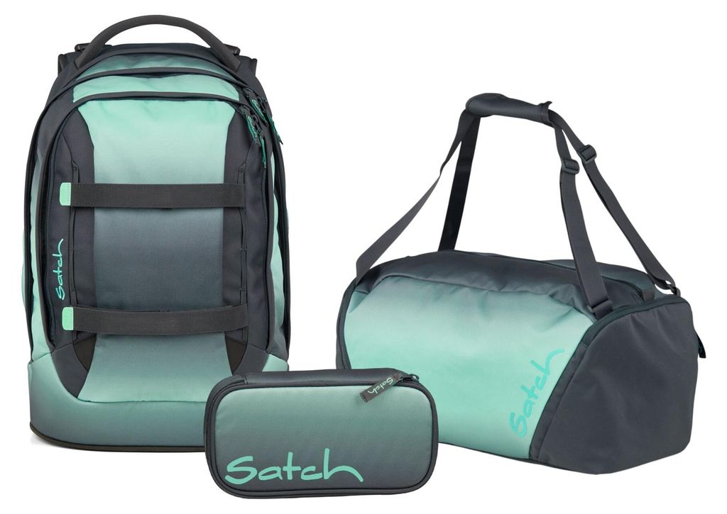 Satch, Schulrucksack-Set PACK Gradient Mint 3-teilig, ab 5. Produktbild 
