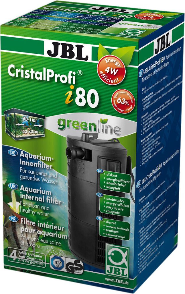 Vnitřní filtr JBL CristalProfi i80 greenline pro akvária Obrázek produktu 