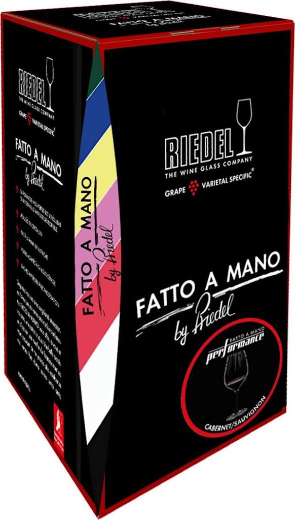RIEDEL 4884/15N FATTO A MANO Performance Riesling Weinglas - Schwarze Bodenplatte