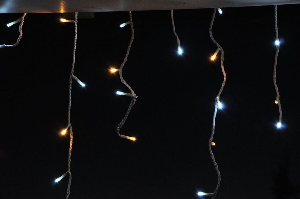 LED Eisregen Lichterkette 480er 12m Produktbild 4