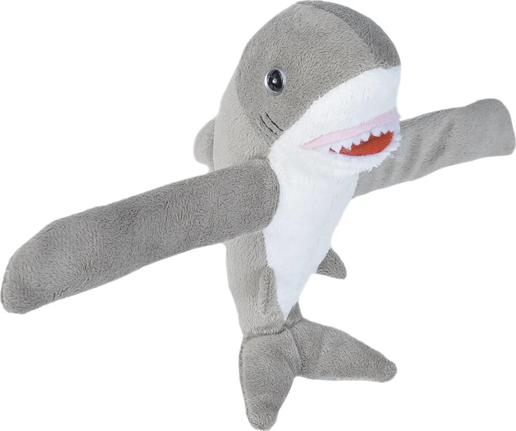 Wild Republic Peluche Huggers Grand Requin Blanc Bracelet Clip 20cm