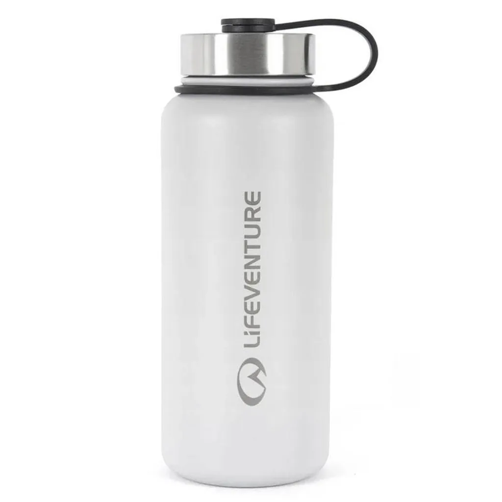 termofľaša LIFEVENTURE Acciaio inox FLASK 1L farba Grigio chiaro opaco