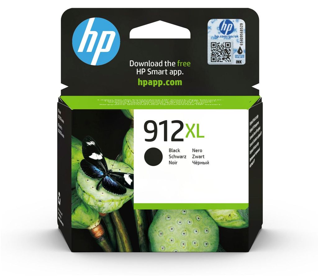 HP 912XL Nero Cartuccia originale ad alta resa Immagine del prodotto 