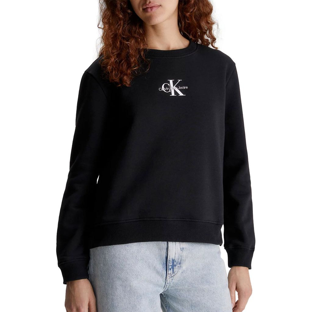 Calvin Klein Monologo Regular Crewneck Pullover Damen