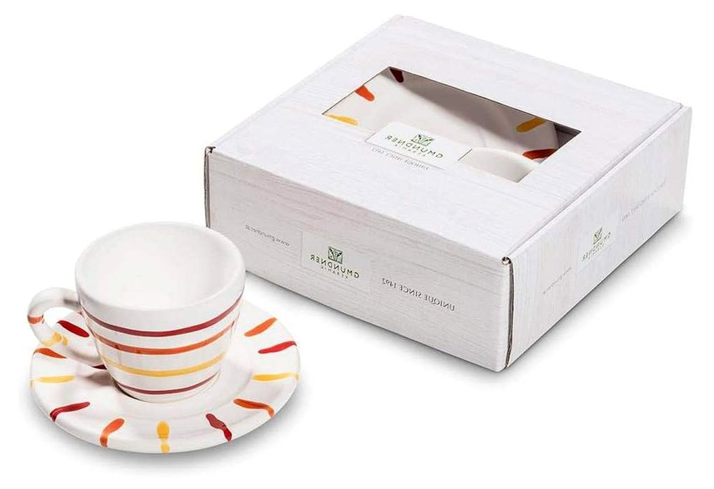 Gourmet Geschirrset Landlust für Espresso, handgefertigt in Österreich